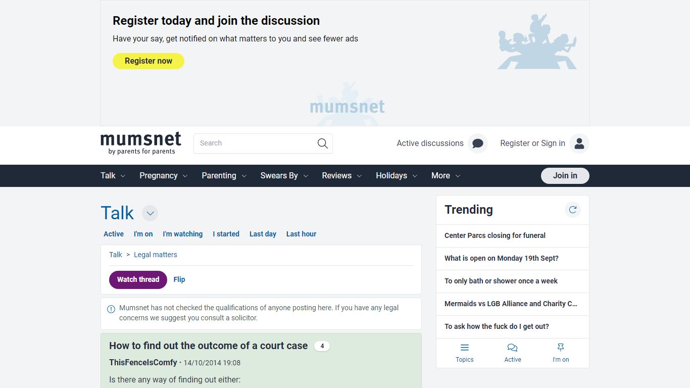 How to find out the outcome of a court case | Mumsnet